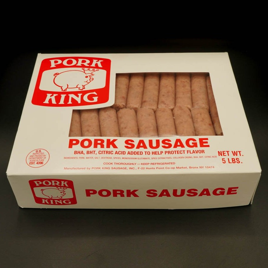 Pork King Breakfast Sausage (5 lb box), 16/1 Size Farmingdale Meat Market