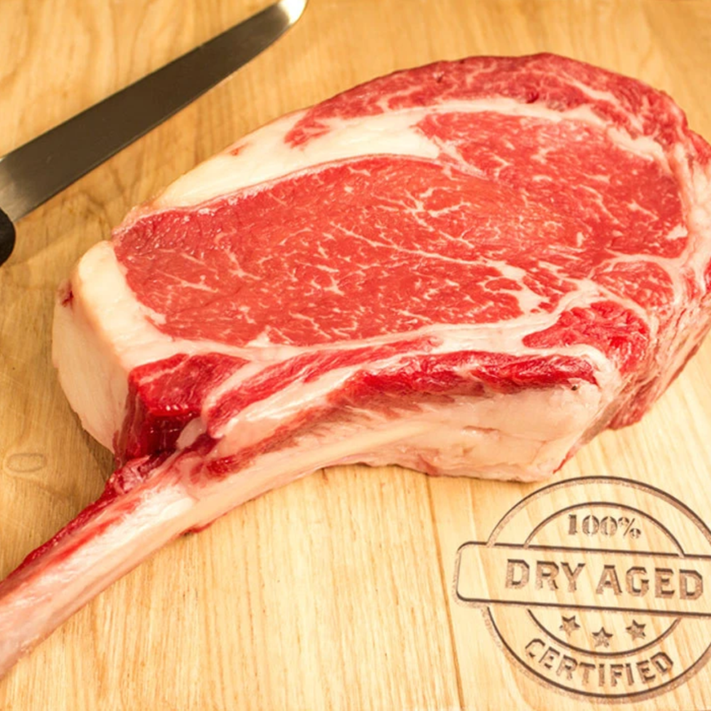 USDA Prime Dry Aged Cowboy Steaks – Farmingdale Meat Market