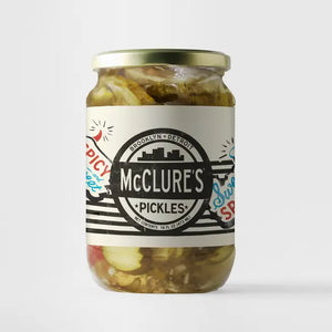 McClure's Sweet & Spicy Chips Pickles - 16oz Jar