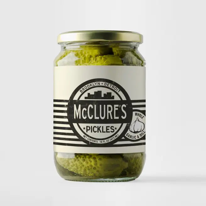 McClure's Garlic & Dill Whole Pickles - 16oz Jar