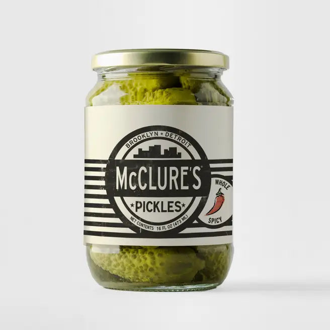 McClure's Spicy Whole Pickles - 16oz Jar