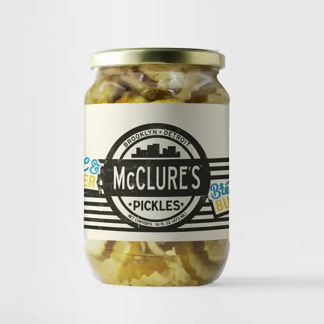 McClure's Bread & Butter Chips Pickles - 16oz Jar