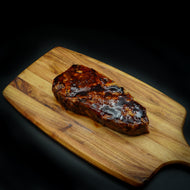 Marinated Strip Steaks