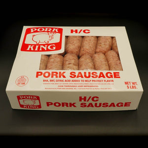 Pork King Breakfast Sausage (5 lb box), 8/1 Size