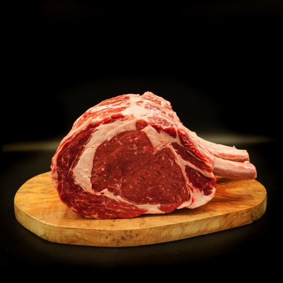 Bone-In Frenched Rib Roast, USDA Choice Angus – Farmingdale Meat