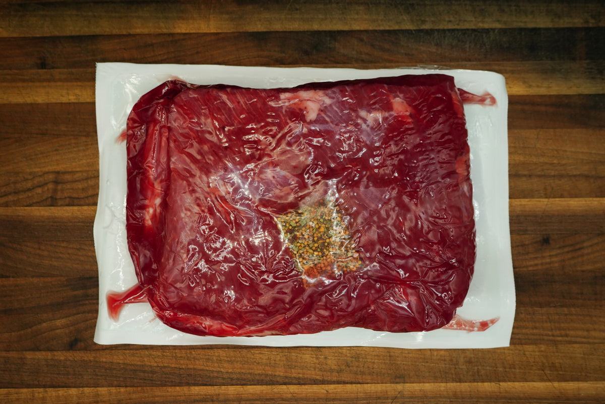 Flat Cut Corned Beef, Mosey Brand (3.2 lbs) Farmingdale Meat Market
