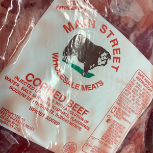 Raw Whole Corned Beef, Main Street Meats Private Label (15 lbs)