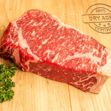 Load image into Gallery viewer, USDA Prime Dry Aged Boneless NY Strip Steak
