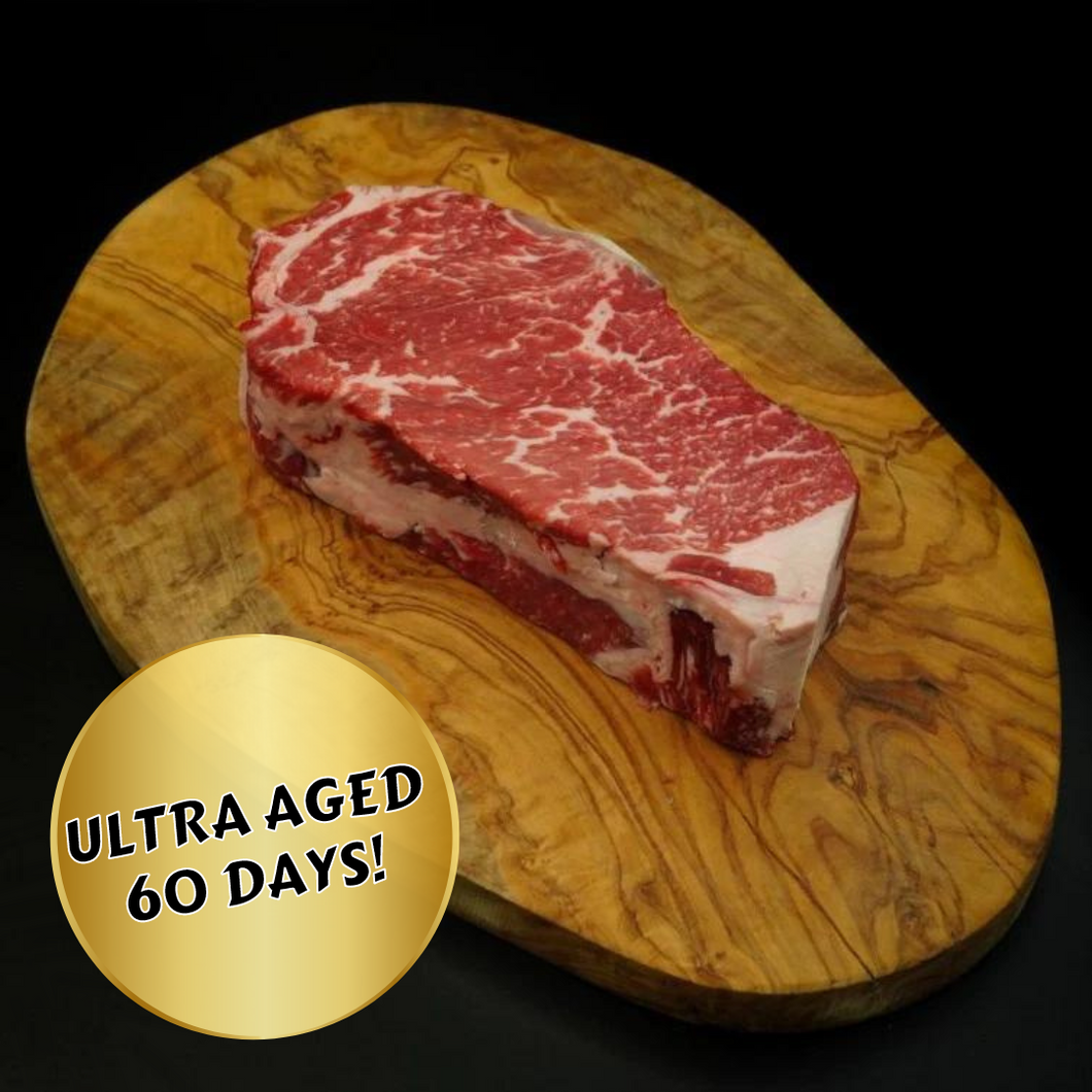 Ultra Aged 60-Day Limited Edition Steaks - USDA Prime Boneless NY Strip Steak