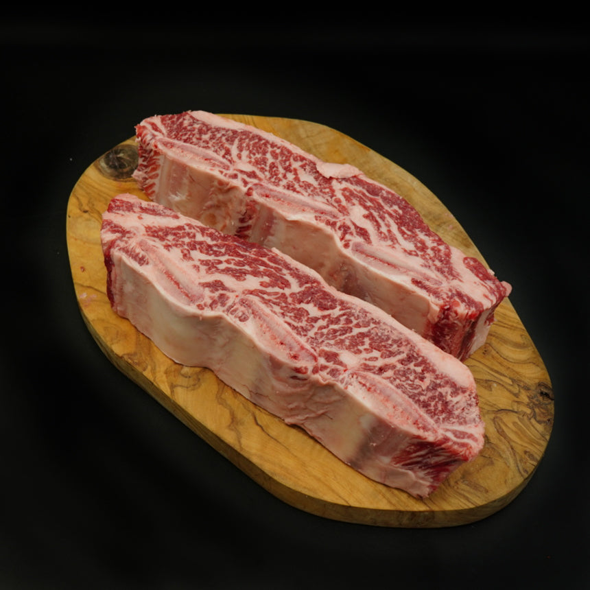Bone-In Beef Short Ribs, Flanken Style, Choice